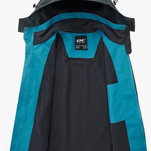 Diamond Candy Women’s Waterproof Lightweight Rain Jacket Small Blue - Picture 5 of 12